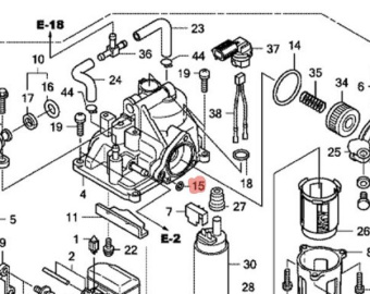 ������ �������������� Honda (16074-ZZ5-003)