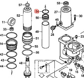Уплотнительное кольцо Honda BF30 (91356ZW4H11)