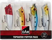   DAM TOPWATER POPPER PACK INC. BOX 7-9CM
