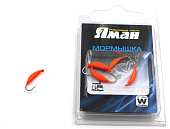 Мормышка вольфрам. ЯМАН Супер банан с ушк, р.2,2 вес 0,50 цв.оранж. Мормышка вольфрам. ЯМАН Супер банан с ушк, р.2,2 вес 0,50 цв.оранж.