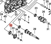 Подшипник 35х72х17 РМ-500 (924066) Подшипник 35х72х17 РМ-500 (924066)