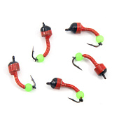 Мормышка вольфрам. безнасадочная ЯМАН Лесотка №4, d4мм, L10мм, 1,0г, фц.зл.. шар, цв. крас. Я-МР2788 Мормышка вольфрам. безнасадочная ЯМАН Лесотка №4, d4мм, L10мм, 1,0г, фц.зл.. шар, цв. крас. Я-МР2788