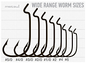 ������ metsui WIDE RANGE WORM ���� bln, ������ � 4/0, � ��. 6 ��.